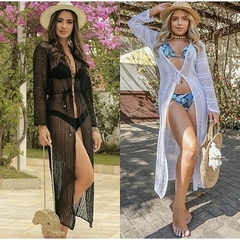 Saida de Praia Longa Moda Verão Blogueira - IJ T R E N D Y