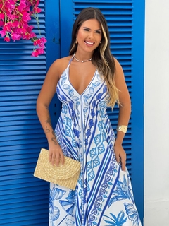 Vestido Longo Bruna Brisa Oceanica - IJ T R E N D Y