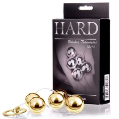 Bolinhas Tailandesas Luxuosas em Metal Dourado 23g/cada