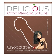 Capa Peniana Comestível Sabor Chocolate