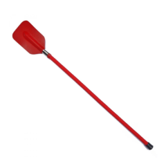 Chibata em Couro Vermelho 40cm Luxo