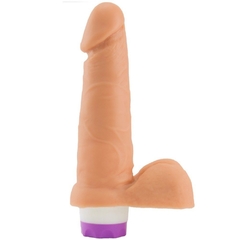 Pênis Com Escroto e Vibrador Interno 16cm x 3,5 cm