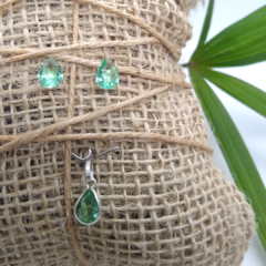 Conjunto Gota Verde Menta