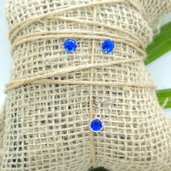 Conjunto Azul Safira Redondinho