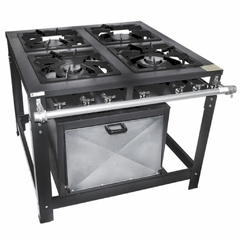 509450 - E*FOGAO ROA OMEGA 4B 40CM P7 BP C/FORNO 2S+2D 2280