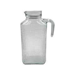 519938 - JARRA DE VIDRO ORIGINAL GLASS RUBI 1,8L C/TAMPA ACRIL. GL7472 - comprar online