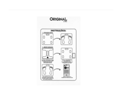 Imagem do 519819 - BALANÇA ORIGINAL LINE DIGITAL BIOIMPEDANCIA QUADRADA 140 KG