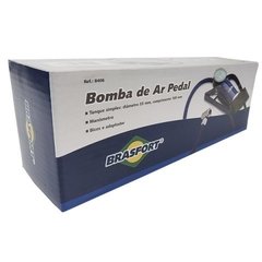 510664 - BOMBA DE AR C/PEDAL E CALIBRADOR BRASFORT 8406 na internet