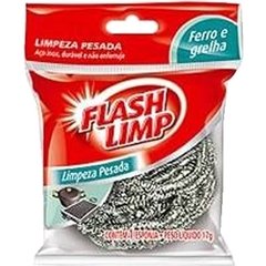 512505 - ESPONJA FLASH LIMP LIMPEZA PESADA INOX 1409