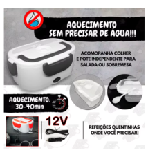 518682 - zzz**MARMITA ELETRICA TOP CHEF RETANG.C/ADAP.ACENDEDOR 12V 40W TRC5297 - comprar online