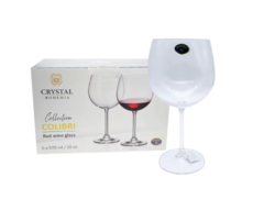 518856 - TAÇA DE CRYSTAL BOHEMIA VINHO TINTO GASTRO 570ML C/ 6 PÇS 4S032/570