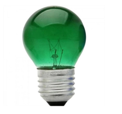 519327 - LAMPADA BOLINHA BRASFORT E27 15W X 127V VERDE 8484