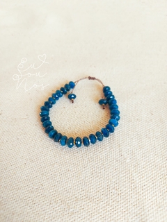 APATITA AZUL ° Rondele 7x2MM - comprar online