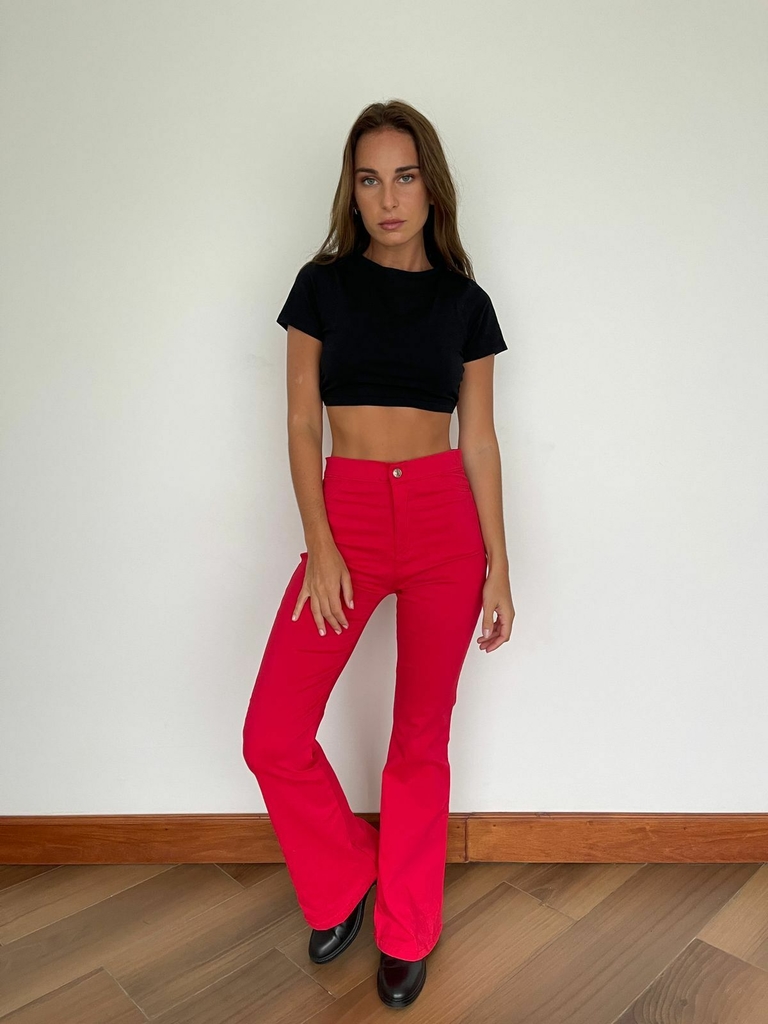 Pantalon oxford best sale rojo mujer