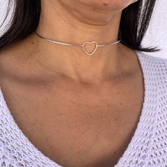 CHOCKER RÍGIDA CORAÇÃO