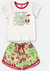 PIJAMA BLUSA E SHORT -NATAL- UP BABY - comprar online