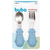 KIT TALHERES INFANTIL CABO EM SILICONE-BUBA - Desejo de Consumo