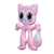 MORDEDOR DE SILICONE GATO ROSA-GIROTONDO BABY - comprar online