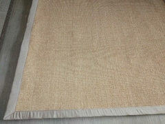 #396 CARPETA SISAL SCB 1.35m x 1.25m CON BORDE TELA 5cm - comprar online