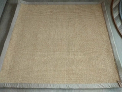 #396 CARPETA SISAL SCB 1.35m x 1.25m CON BORDE TELA 5cm en internet