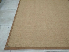 #349 CARPETA SISAL SCB 1.90m x 1.46m CON RIBETE DE CUERINA 3cm - comprar online