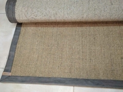 #351 CARPETA SISAL SCD 2.95m x 1.51m CON RIB.CUERINA 5cm