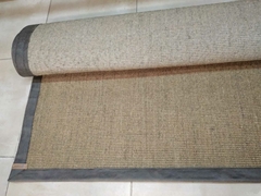 #351 CARPETA SISAL SCD 2.95m x 1.51m CON RIB.CUERINA 5cm - comprar online