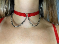 Set choker y esposas Valentina - tienda online