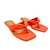 Rasteira laranja chinelo - comprar online