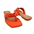 Rasteira laranja chinelo - loja online