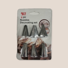 SET PICOS DECORADOR X6PCS 挤奶油套/6968016913864