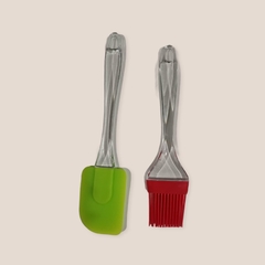 PINCEL Y ESPATULA SILICONA 2PCS 24cm 2312