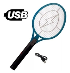 RAQUETA MOSQUITOS MATA MOSCA USB