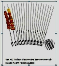 PINCEL ACERO X12PCS 8148