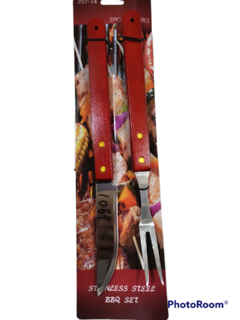 SET ASADO CUCHILLO Y TENEDOR X2PCs 7176