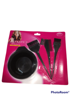 SET BOWL+ PINCEL PELUQUERA X3PCS/9416