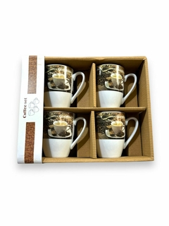 TAZA X4PCS CERAMICA