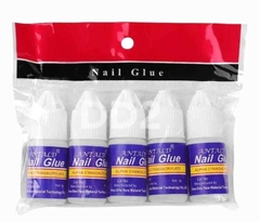 PEGAMENTO X5 NAIL GLUE GOTERO PARA UÑAS POSTIZAS TIPS STRASS 3905