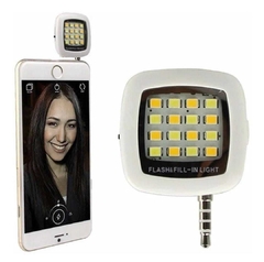 FLASH LUZ LED PARA SELFIE PORTATIL RECARGABLE ART: ZJMA-118 - comprar online