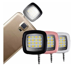 FLASH LUZ LED PARA SELFIE PORTATIL RECARGABLE ART: ZJMA-118