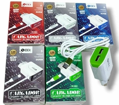 CARGADOR 2USB 3.8A TIP C 2096