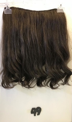 Magic Hair Cabelo Louro Escuro Fino Médio Liso Ondulado 37cm