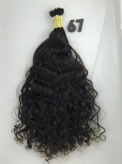 Cabelo Castanho Escuro com Pontas Castanho Escuro Dourado Ondulado Cacheado Fino 48cm