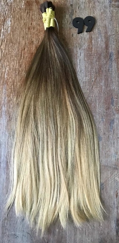 Cabelo Louro Médio com Pontas Louras 50cm