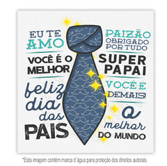 Cartão de Agradecimento - Dia dos Pais (10x9cm) - comprar online