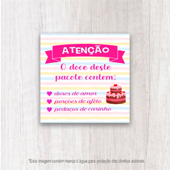 Adesivo (3x3 cm) na internet