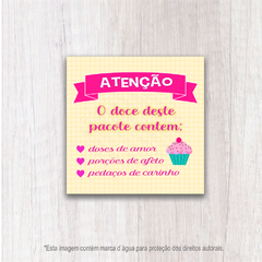 Adesivo (3x3 cm) na internet