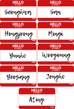 Adesivos hello - ATEEZ - comprar online