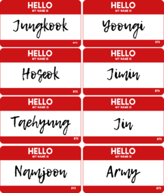 Adesivos Hello - BTS - comprar online