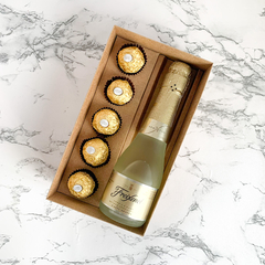 Imagem do Espumante Freixenet 200ml + Ferrero Rocher | Caixa de Kraft P